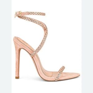 Jennifer Lopez Blush Strappy Heels